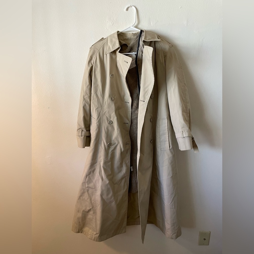 Vintage London fog trench coat